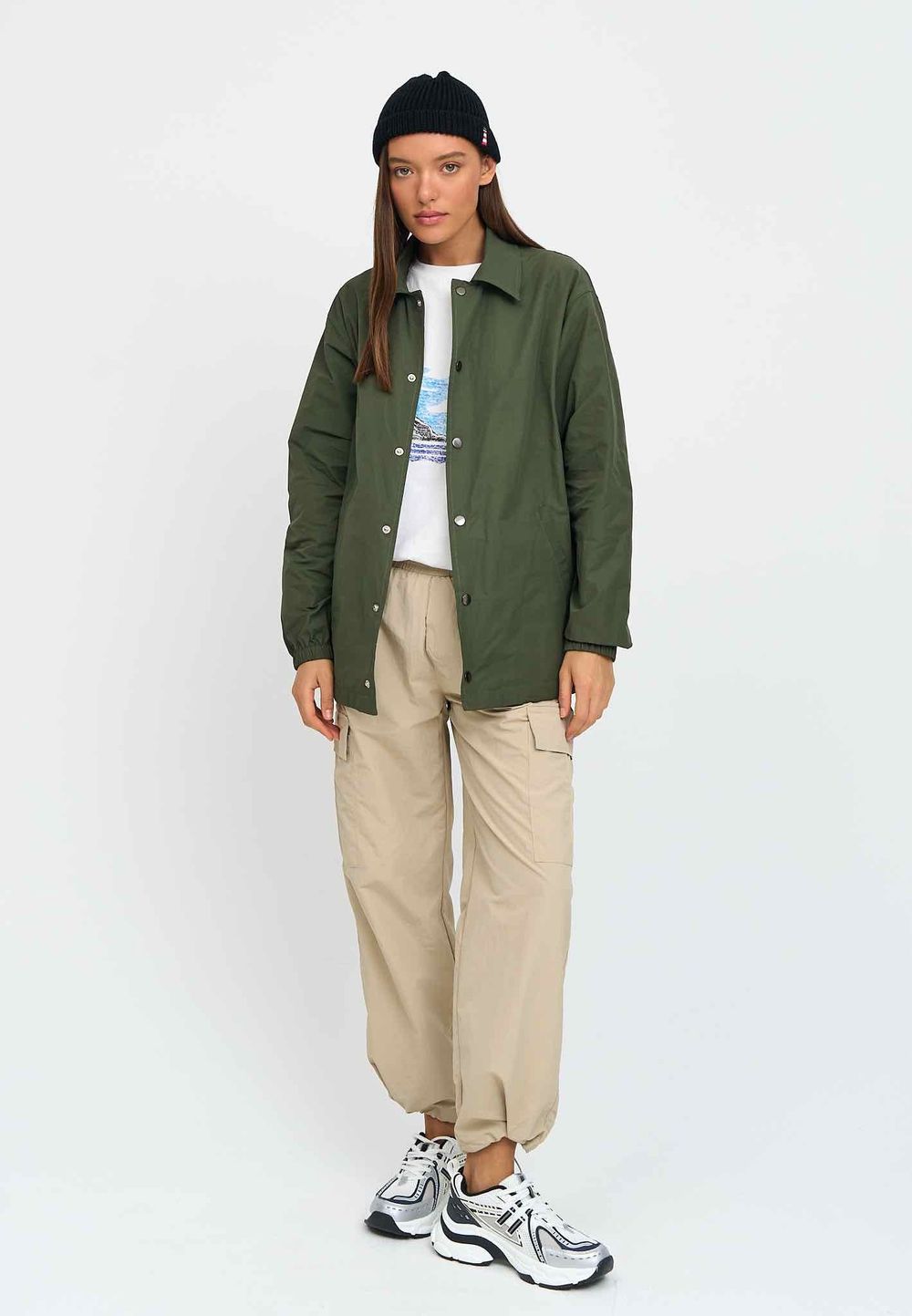 Куртка Kefirmaykifer Коуч Оверсайз хаки