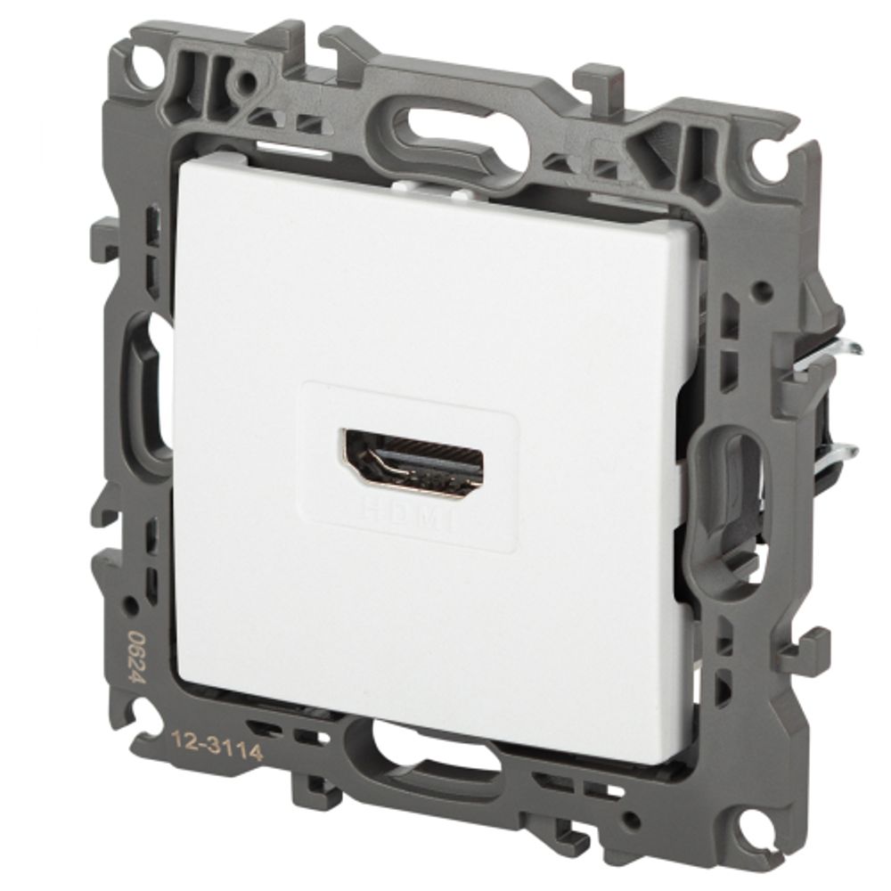 Розетка ЭРА Серия 12 12-3114-01М HDMI, белый матовый