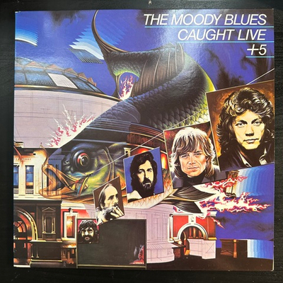 The Moody Blues - Caught Live +5 2LP (Скандинавия 1977г.)