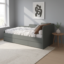 Кровать подростковая тахта 180х90 см с ящиком (капучино Беверли)