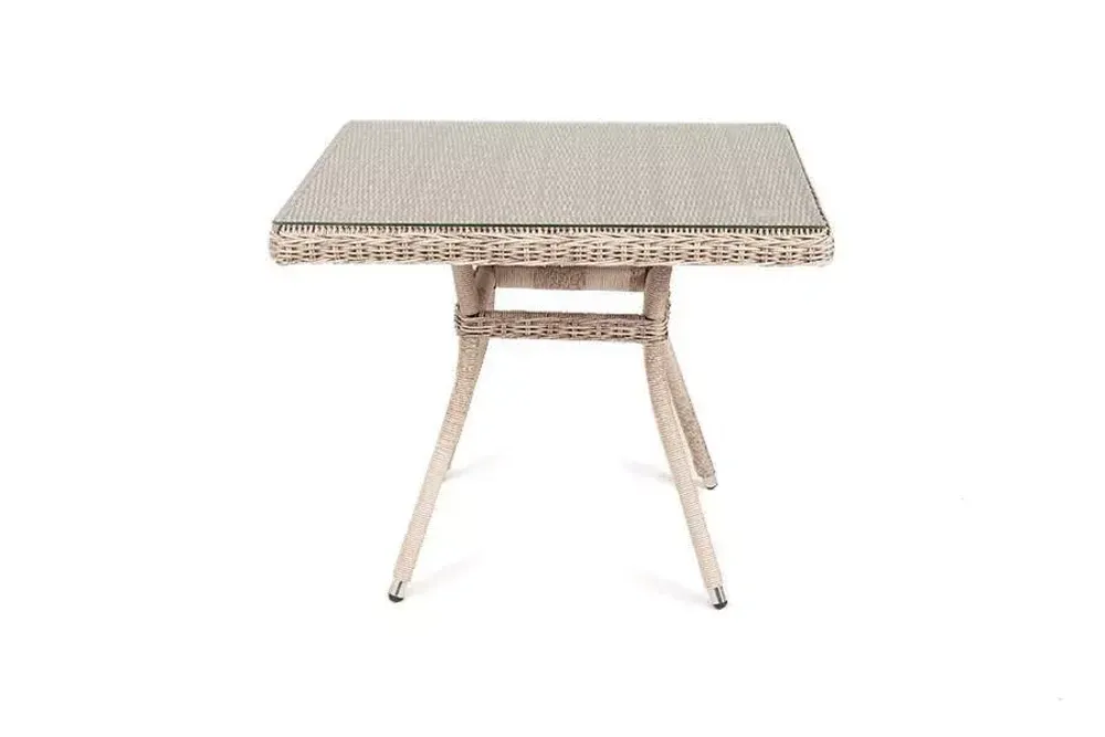 "Айриш" стол плетеный из искусственного ротанга, цвет бежевый