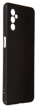 Накладка Samsung М52 силикон матовый черный Zibelino