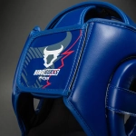 Боксёрский шлем Venum Ringhorns Charger Headgear navy blue/red