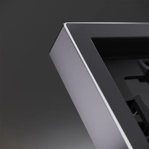 Рамка металлическая на 1 пост, S70 Metal (антрацит)