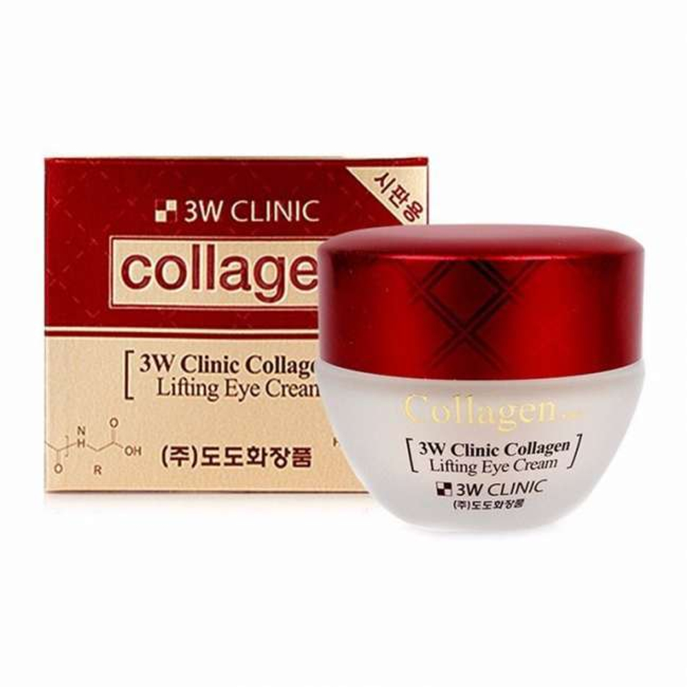 Крем – лифтинг для кожи вокруг глаз с коллагеном 3W Clinic Collagen Lifting Eye Cream