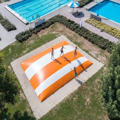 Надувная подушка для установки в грунт «Летняя волна», 18×12×2 м