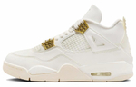 Кроссовки Jordan Air Jordan 4 Metallic Gold (Женская размерная сетка)