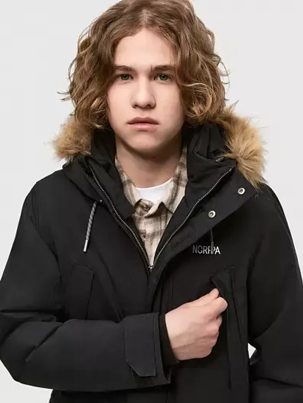 Парка подростковая ANAVGAJ NORPPA чёрный