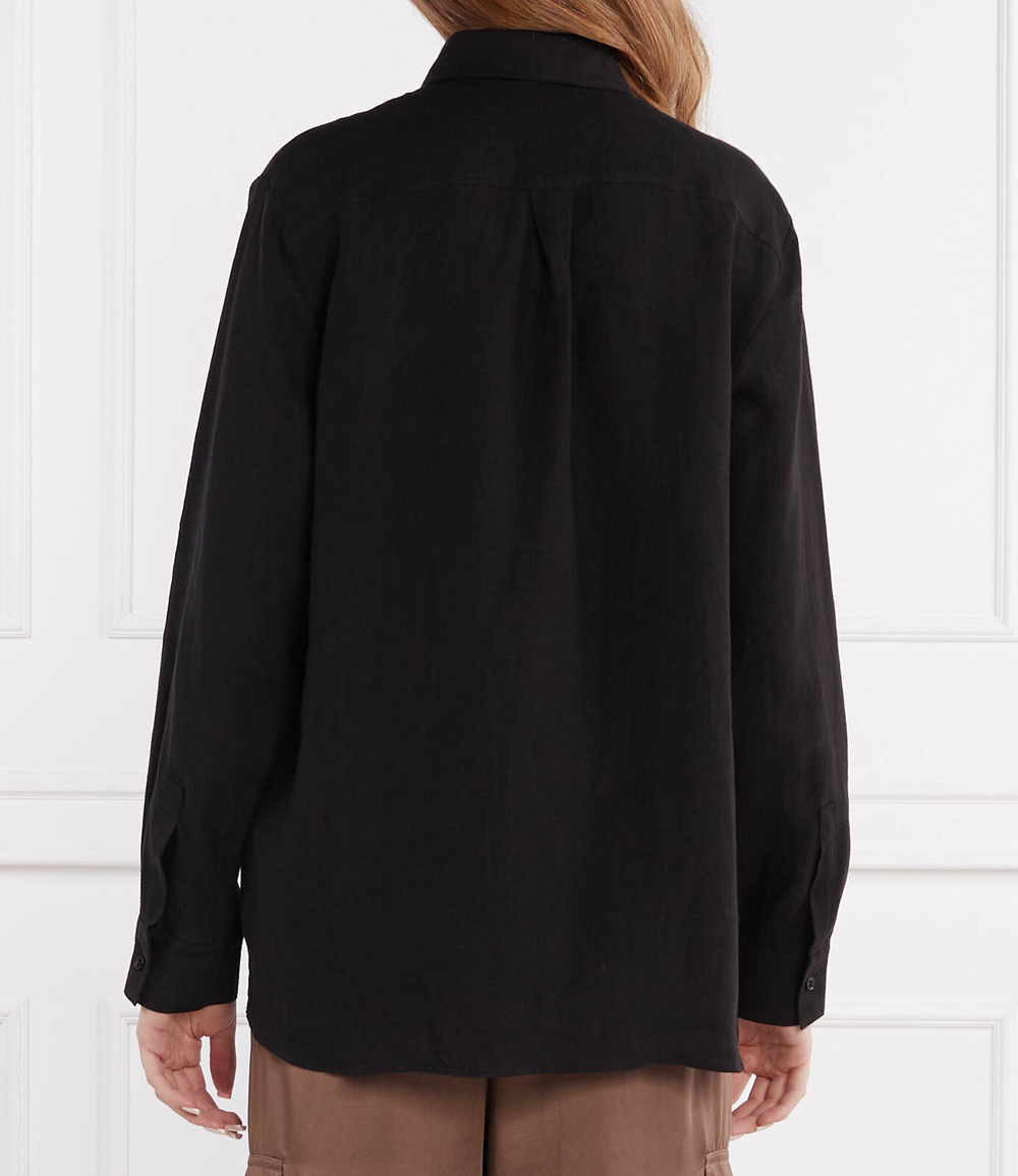 Льняная рубашка ALCIDE Marella - черный(13111142)