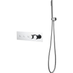 Встраиваемый смеситель для душа и ванны Boheme Fusion TERMO 131-SYS-CR с ручным душем, CHROME