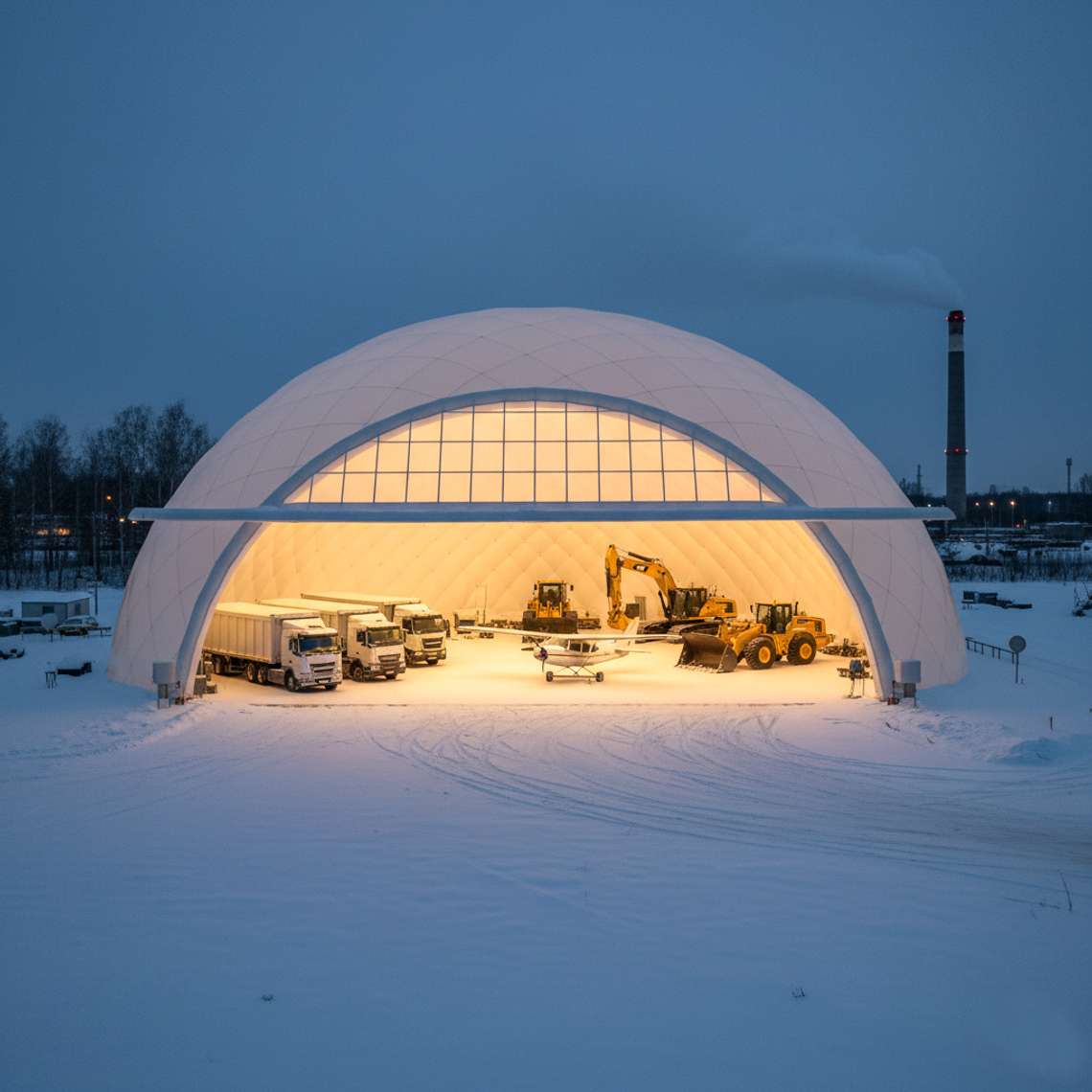 Почему пневмоангары от БатутМастер — лучшее решение для хранения и обслуживания техники
