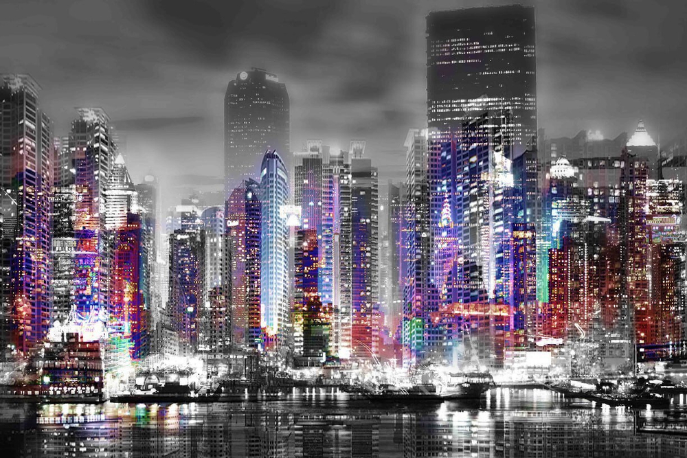 Города 2 №217 Фотообои и Фрески ручной работы
