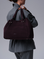 Женская сумка Vasilisa DBR 31210 сливовый/велюр