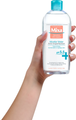 MIXA Anti-Imperfection - мицеллярная жидкость, матирующая кожу /   400  ml  / GTIN 3600550752410