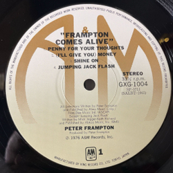 Винтажная виниловая пластинка LP Peter Frampton Comes Alive (Japan 1976) (Obi) Doobie Wah