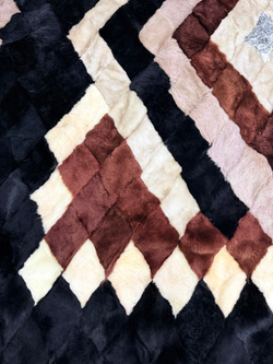 Покрывало меховое ковер из шкуры овчины