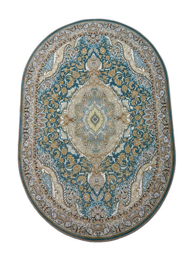 Ковер Mashad 1200 G146 Blue/Grey Овал