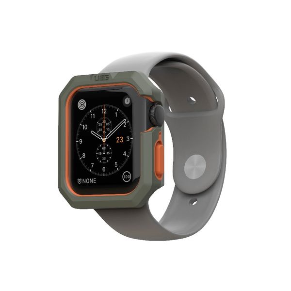 Чехол UAG Civilian Watch Case для Apple Watch 44/42 оливково/оранжевый (olive drab/orange)
