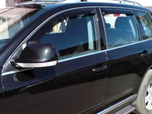 Дефлекторы боковых окон SIM для Volkswagen Touareg (2007-2010) арт.SVOTOU0732-Cr