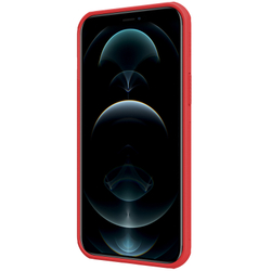 Чехол двухкомпонентный красного цвета от Nillkin для телефона iPhone 13 Pro, серия Super Frosted Shield Pro