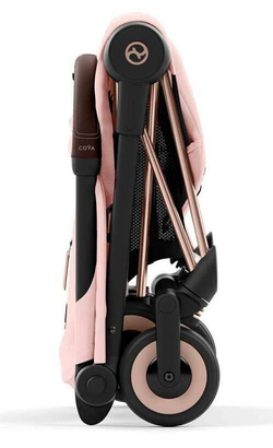 Прогулочная коляска Cybex Coya Peach Pink с дождевиком и бампером/Rosegold 522005607