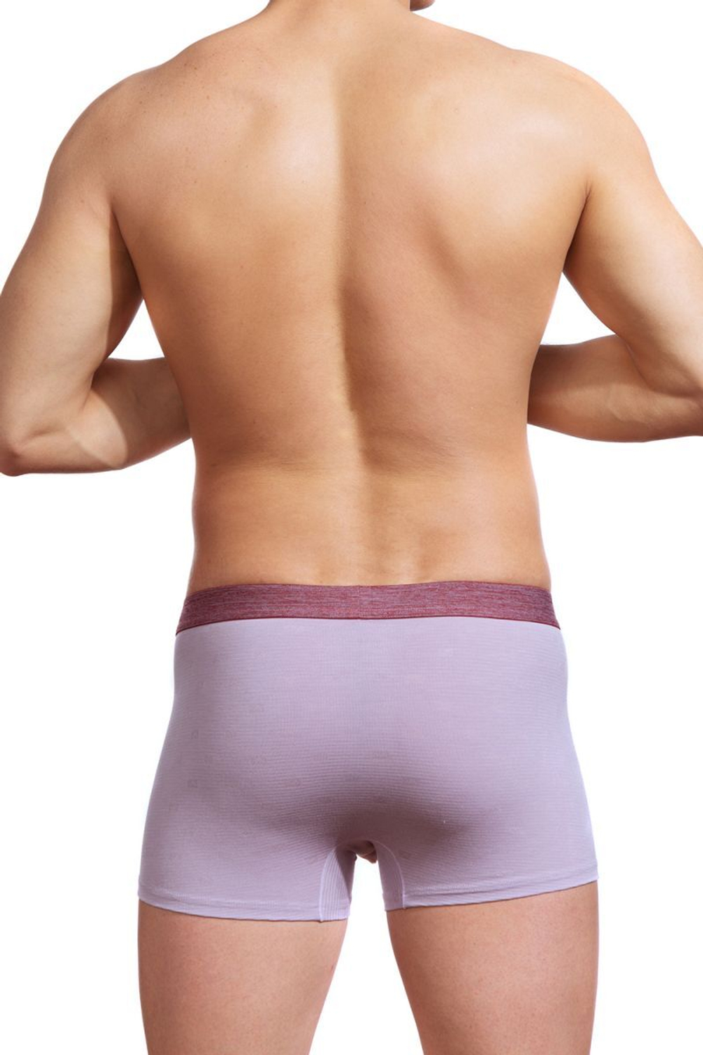 Тонкие трусы-боксеры из рибана (Размер: XXXL) (Цвет: темно-серый)