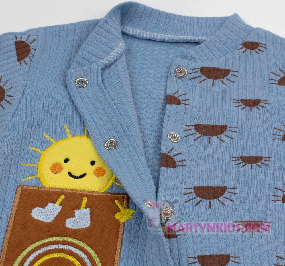 комплект комбинезон -шапочка Солнышко "лапша" 4914