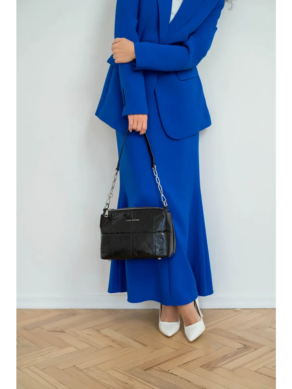 Сумка через плечо маленькая клатч натуральная кожа