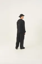 Лонгслив Called a Garment Essential Черный