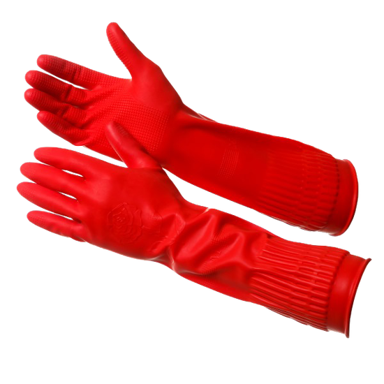 Перчатки латексные удлиненные Rose