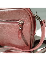 Сумка женская через плечо кросс боди натуральная кожа летняя