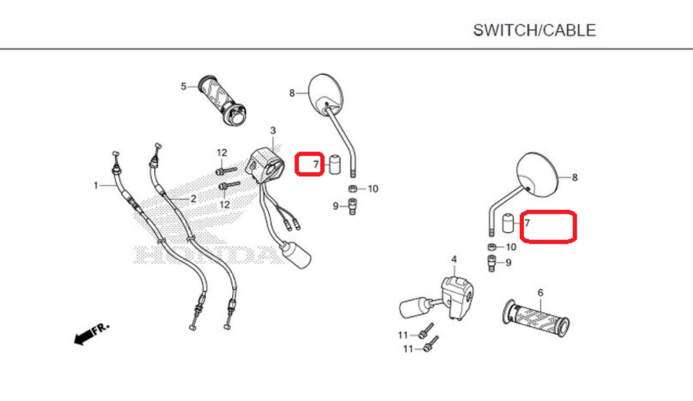 88119-KWW-640. CAP, LOCK NUT. HONDA