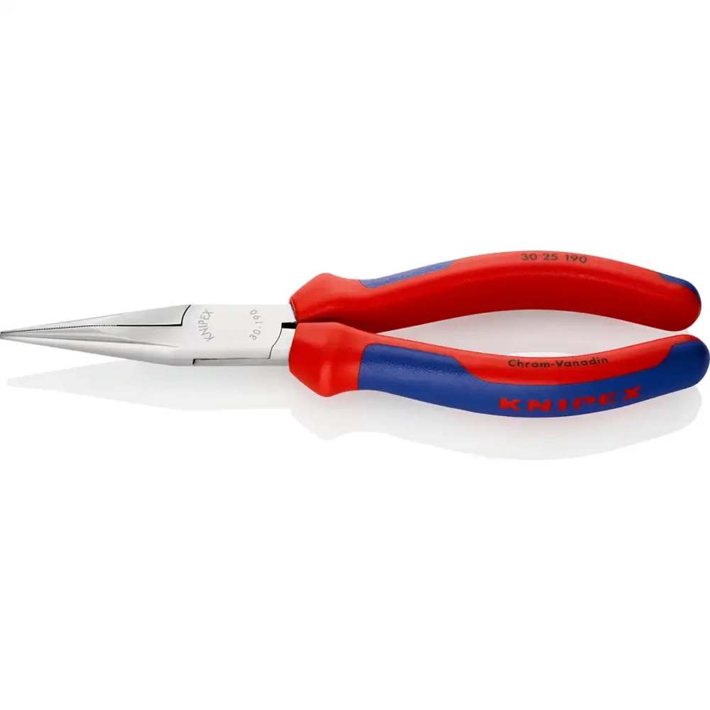 Длинногубцы хромированные 190 мм Knipex 30 25 190