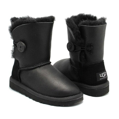 Угги Kids Bailey Button Metallic Black