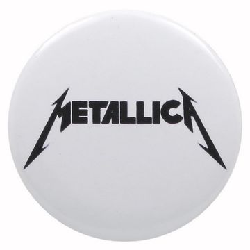 Значок Metallica надпись (356)