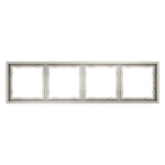 Рамка пластиковая VOLTUM S70 на 4 поста, (кашемир)