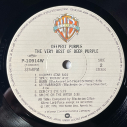 Винтажная виниловая пластинка LP Deepest Purple The Very Best Of Deep Purple (Japan 1980) (Obi) Highway Star