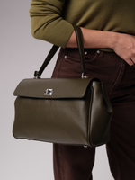 Кожаная сумка Nadi DBR 31356 олива