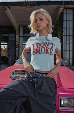 Кроп-топ DONSMOKE "Basic Logo" Cropped Tee