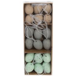 GAEM Набор из 18-ти изделий декоративных подвесных "Яйцо", L20 W8 H3 см