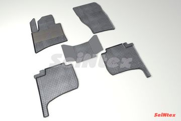 Резиновые коврики в салон Volkswagen Touareg II (2010-2018) "Сетка"