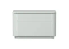 Тумба прикроватная Tammi 2 ящика ширина 60 см (светло-серый)