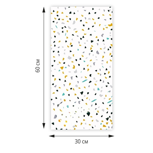 Самоклеящаяся панель ПВХ Цветная крошка 600х300х2 мм