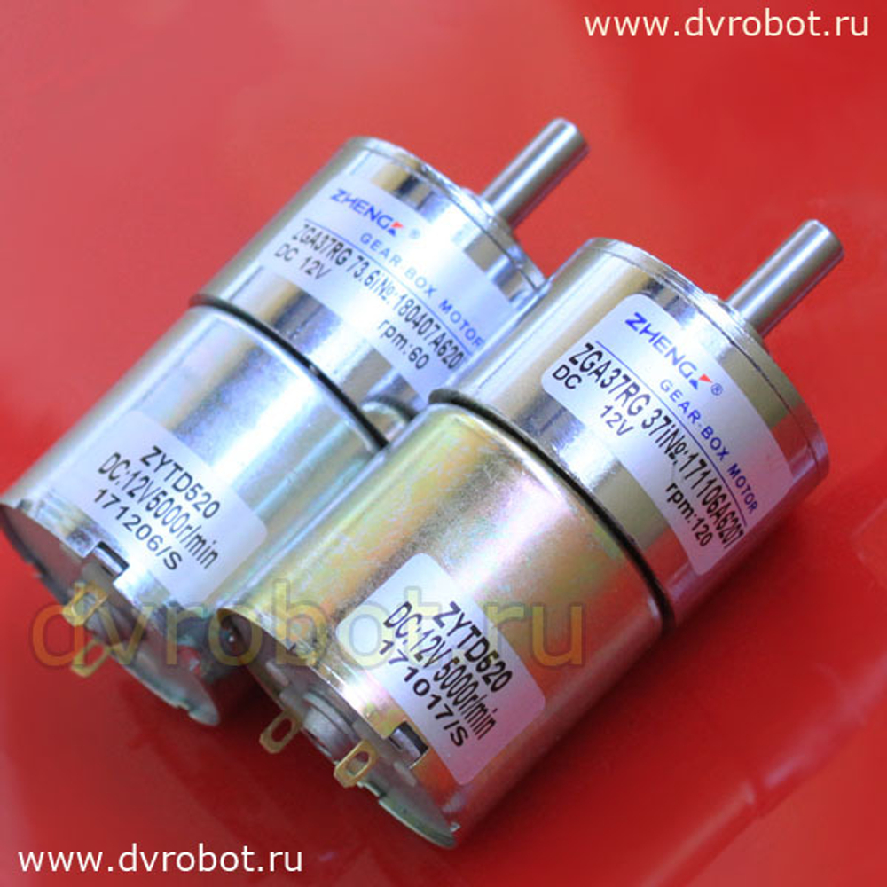 Мотор-редуктор ZGA37RG-520/12V/60