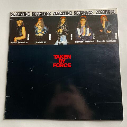 Винтажная виниловая пластинка LP Scorpions Taken By Force (Германия 1983)
