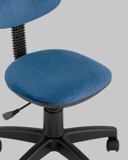 Кресло компьютерное детское УМКА геометрия синий