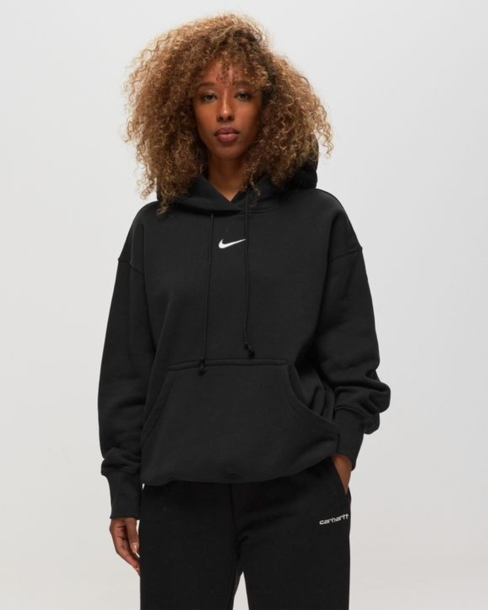 Толстовка женская NIKE W NSW PHNX FLC OS PO HOODIE