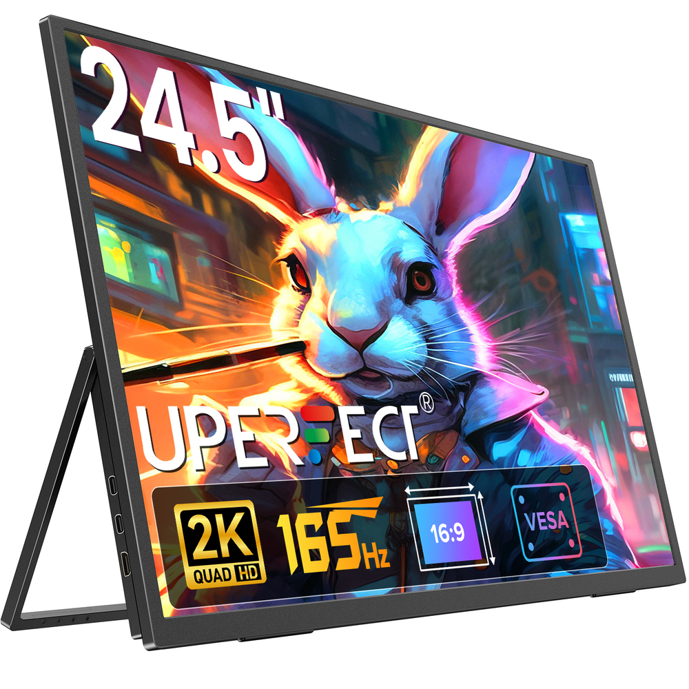 24.5" Портативный монитор Uperfect 2K IPS 2560x1440, 165 Гц