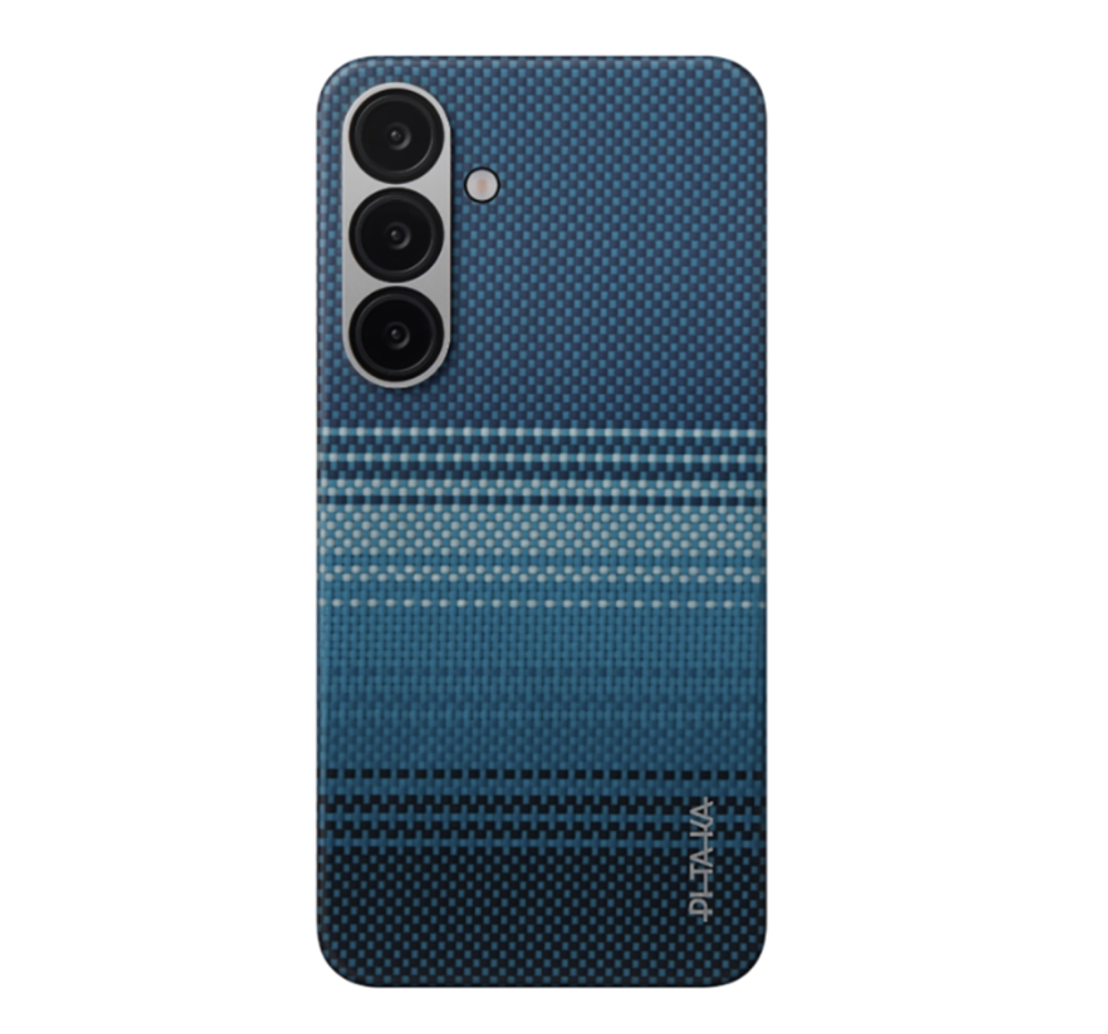 Чехол Samsung Galaxy S25 Pitaka Tactile Woven Case (Moonrise)