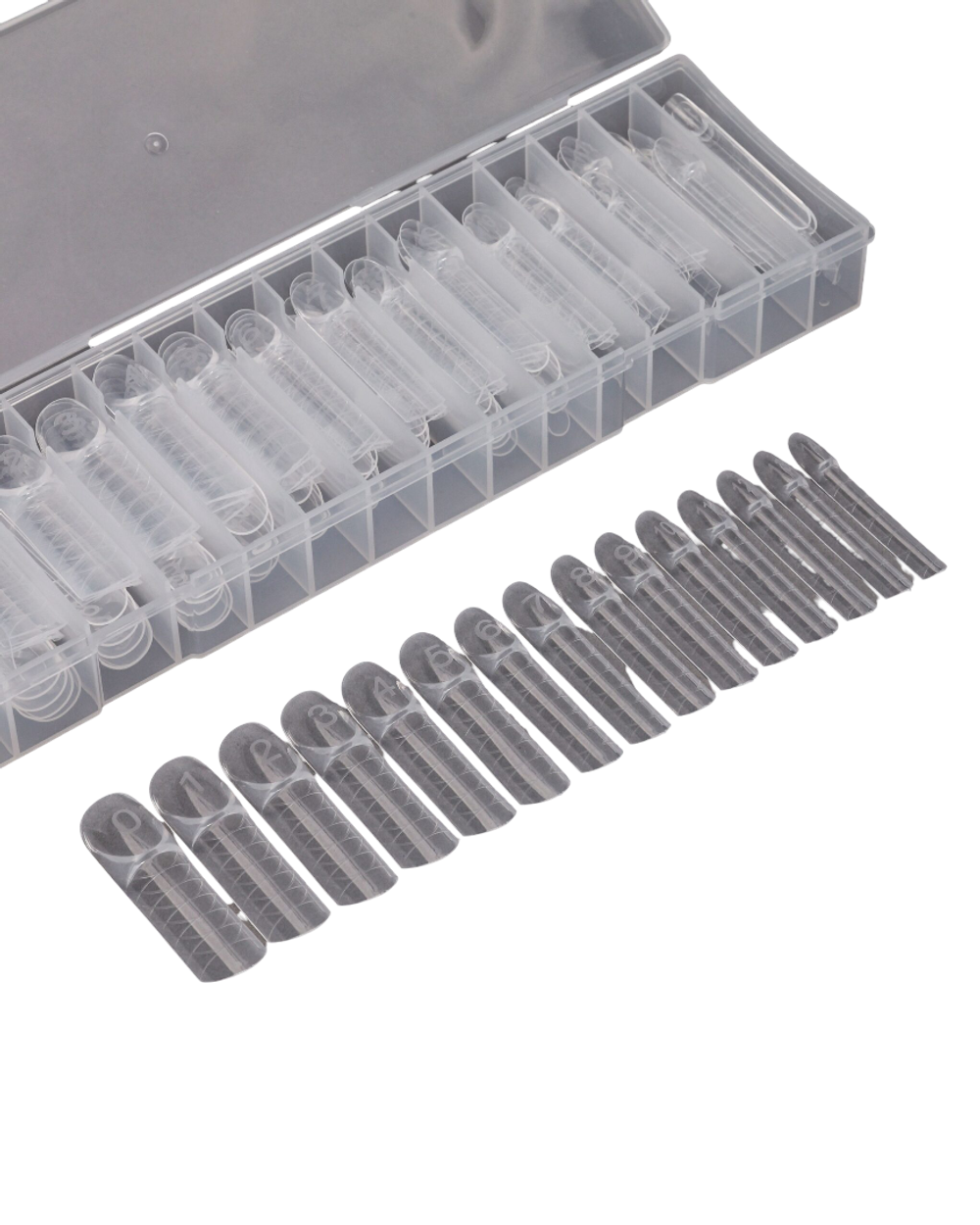 Верхние формы с бортиком для френча Pink House, 150 шт